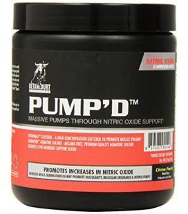 Betancourt Nutrition Pump'd Pre-Workout Supplement, Citrus Punch, 210 Gram