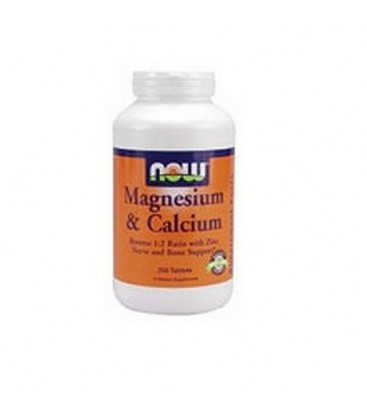 NOW Foods Magnesium and Calcium Reverse, 250 Tablets