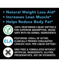 CLA 1250mg (Highest Potency) 180 Veggie-Softgels CLA Helps Increase the Proportion of Lean Muscle to FatVegan/Vegetarian Safe,