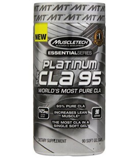 MuscleTech Platinum Pure CLA 95 Capsules, 90 Count