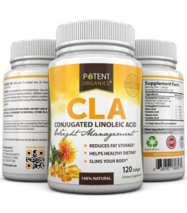 Premium Conjugated Linoleic Acid (CLA) - 1000mg Softgel Capsules - Safflower Extract - Nutritional Body Building Support Supple