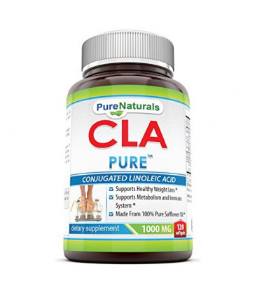 Pure Naturals CLA Softgels, 1000 mg, 120 Count