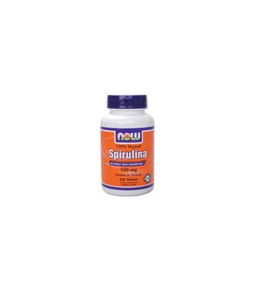 Now Foods 100% Natural Spirulina (Grown in Hawaii) 500mg 200 Tablets