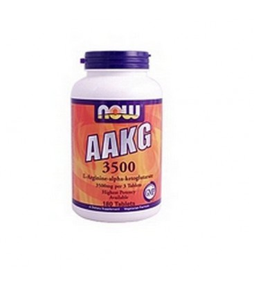 NOW Foods Aakg 3500, 180 Tablets