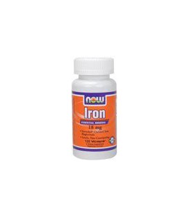 Now Foods Iron 18mg Ferrochel, Veg-capsules, 120-Count