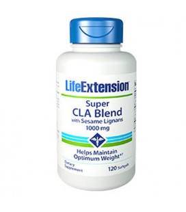 Life Extension Super Cla Blend 1000 Mg with Sesame Lignans Softgels, 120-Count