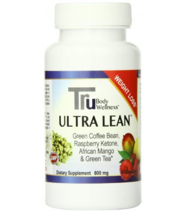 Trubody Wellness Ultra Lean 4 in 1 Weight Loss Supplement, 60 Count, 800mg