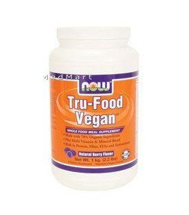 Now Foods Tru Food Whole Food Vegan Meal Berry, 2.2-Pound