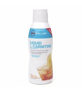 GNC Total Lean Liquid L-Carnitine, Iced Tea with Lemon 16 fl oz