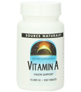 Source Naturals Vitamin A Palmitate 10,000IU, 250 Tablets
