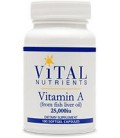 Vital Nutrients - Vitamin A 25,000 IU 100 Softgels