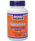 Spirulina 500 mg 100% Natural 200 Tablets