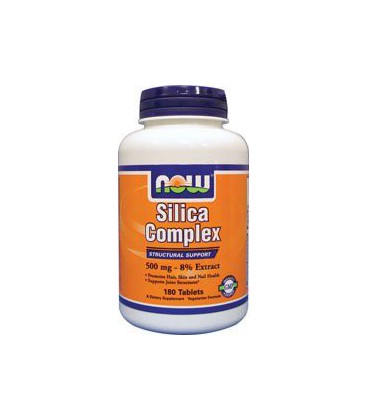 Now Foods Silica Complex 500 mg Vegetarian, 180 Tabs