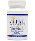 Vital Nutrients - Vitamin A 10,000 IU 100 gels