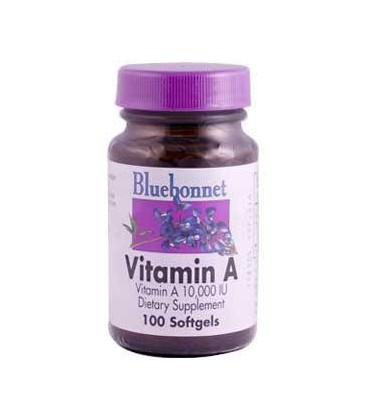 Vitamin A 10,000IU Bluebonnet 100 Softgel