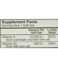 Carlson Labs Vitamin A and D, 10000/400 IU, 300 Softgels