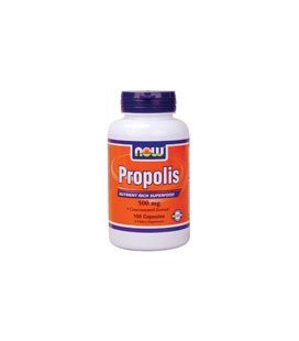 Now Foods Propolis 500mg, Capsules, 100-Count