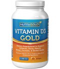 Nutrigold Vitamin D3 Gold (in Organic Olive Oil), 2000 IU, 360 softgels