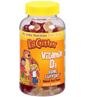 L'il Critters Gummy Bears with Vitamin D3, 190 Count
