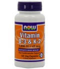 Now foods Vitamin D-3 & K-2 1000 IU/ K2 45mcg 120VC