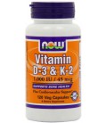 Now foods Vitamin D-3 & K-2 1000 IU/ K2 45mcg 120VC