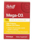 Schiff Mega-D3 Vitamin D3 5000 IU with Resveratrol and Red Wine Extract Supplement, 90 Count