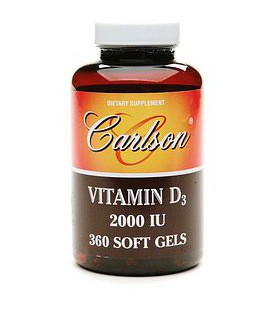 Carlson Vitamin D3 2000 IU, 360 Softgels