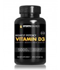 Vitamin D3 (5000iu) 360 mini-capsules Enhanced with Organic Coconut Oil for Better AbsorptionMade In USA