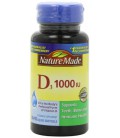 Nature Made, Vitamin D3 1,000 I.u. Liquid Softgels, 100-Count
