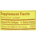 Nature Made, Vitamin D3 1,000 I.u. Liquid Softgels, 100-Count