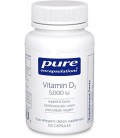 Pure Encapsulations - Vitamin D3 5,000 i.u. - 120 VegiCaps (Premium Packaging)