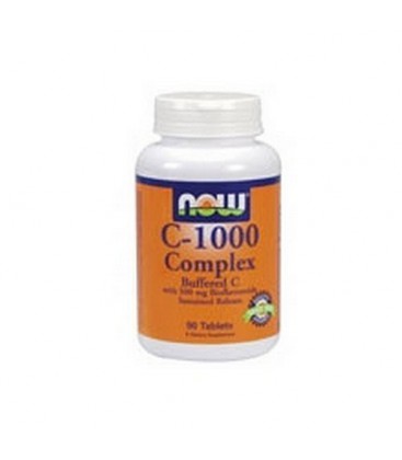 NOW Foods C-1000 Complex, 90 Tablets / 1000mg (Pack of 2)