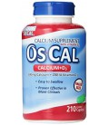 Os-Cal 500 + D, Calcium 500 mg., D3 200 I.U., 210 Coated Caplets
