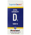 Superior Source Extra Strength Vitamin D 5,000 IU Tablet, 100 Count
