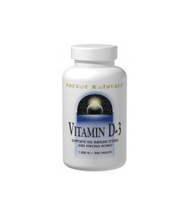 Source Naturals Vitamin D-3 2000IU, 200 Capsules