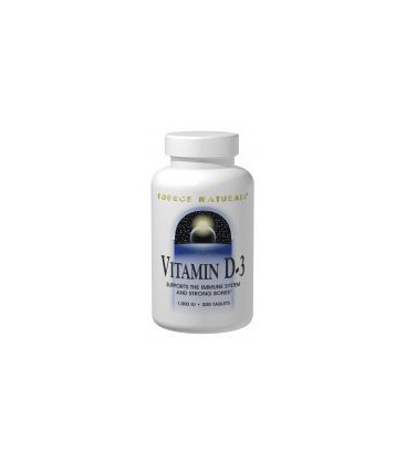 Source Naturals Vitamin D-3 2000IU, 200 Capsules