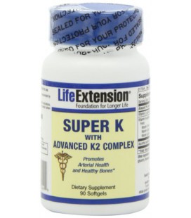 Life Extension Super K with Advanced K2 Complex Softgels, 90-Count