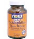 Now Foods Stable Acidophilus 3 Billion, Tablets, 180-Count