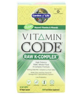 Garden of Life Vitamin Code® - K Complex, 60 Capsules