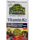 Nature's Plus Source of Life Garden Vitamin K2 -- 60 Vegetarian Capsules