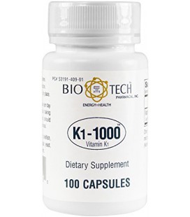 BioTech Pharmacal - K1-1000 - 100 Count
