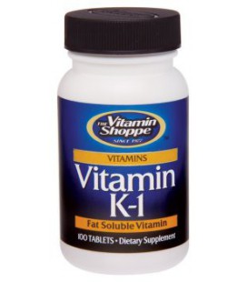 the Vitamin Shoppe - Vitamin K-1, 100 mcg, 100 tablets