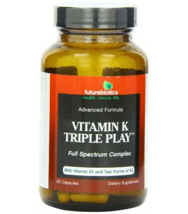 Futurebiotics Capsules, Vitamin K Triple Play, 60 Count