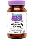 BlueBonnet Vitamin K2 Vegetarian Capsules, 100 Count