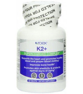 Roex Vitamin K2 Supercharge Nutritional-Supplement, 60 Count