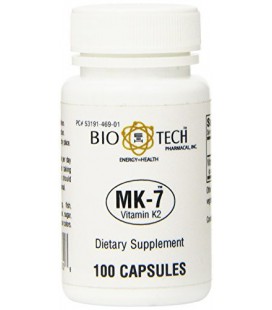 BioTech Pharmacal - MK-7 (Vitamin K2) - 100 Count