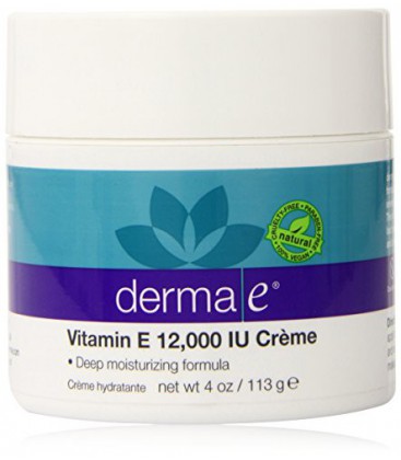 derma e - Vitamin E Creme, 12,000 IU, 4 oz cream [Health and Beauty]