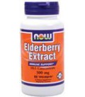 Now Foods Elderberry Extractr 500mg, Veg-capsules, 60-Count