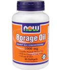 NOW Foods Borage Oil 1050mg, 60 Softgels (Pack of 2)