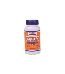 Now Foods 7-KETO, 90 Caps, 25 mg